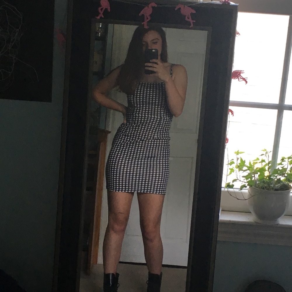 Plaid slip dress✨